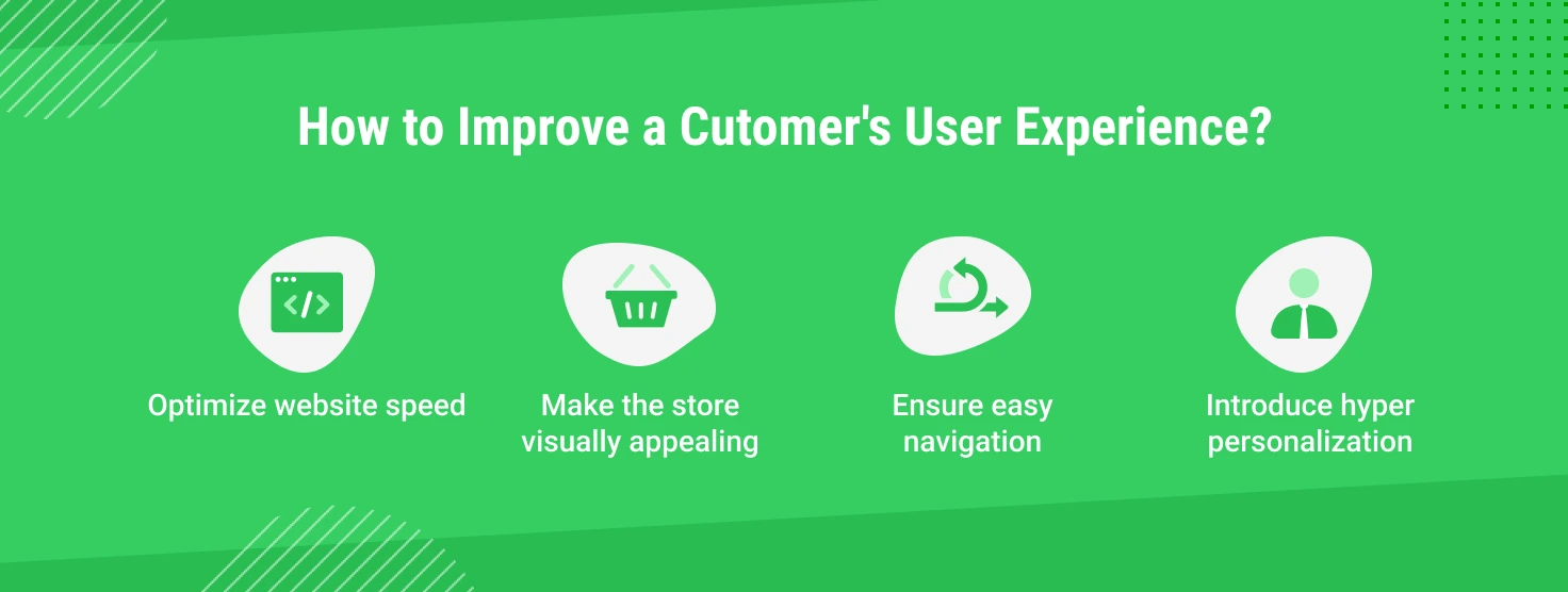 How to improve user experience in E-commerce